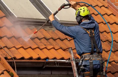 Démoussage et hydrofuge de toiture à Cabannes